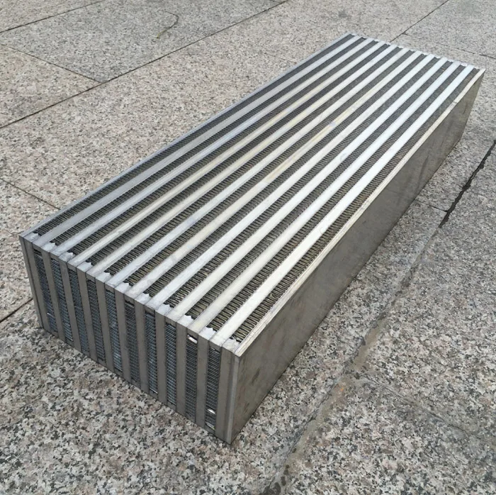 Custom Make Air To Air Aluminum Bar Plate Turbo Intercooler Core Buy