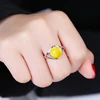 100% Sterling-Silver-Jewelry Ring Blank Adjustable Fit Round 7-12MM Blank Setting Tray Rhodium Silver Plate