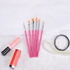 7pcs Synthetic painting brush set with lowest price