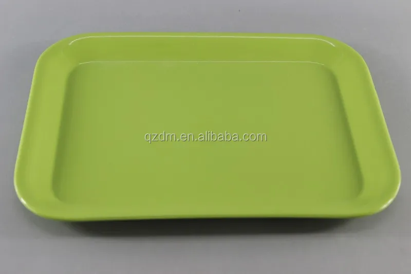 13-15-17inch Melamine Square Tray Sets Colorful Tray