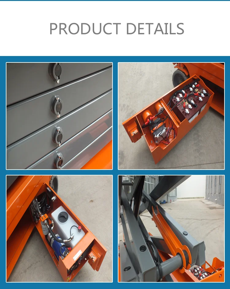 battery self-propelled hydraulic scissor lift platform