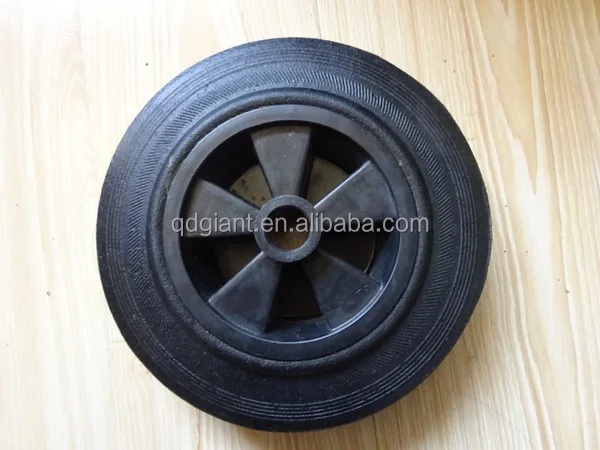 8 inch rubber tire for hand trolley , handcart