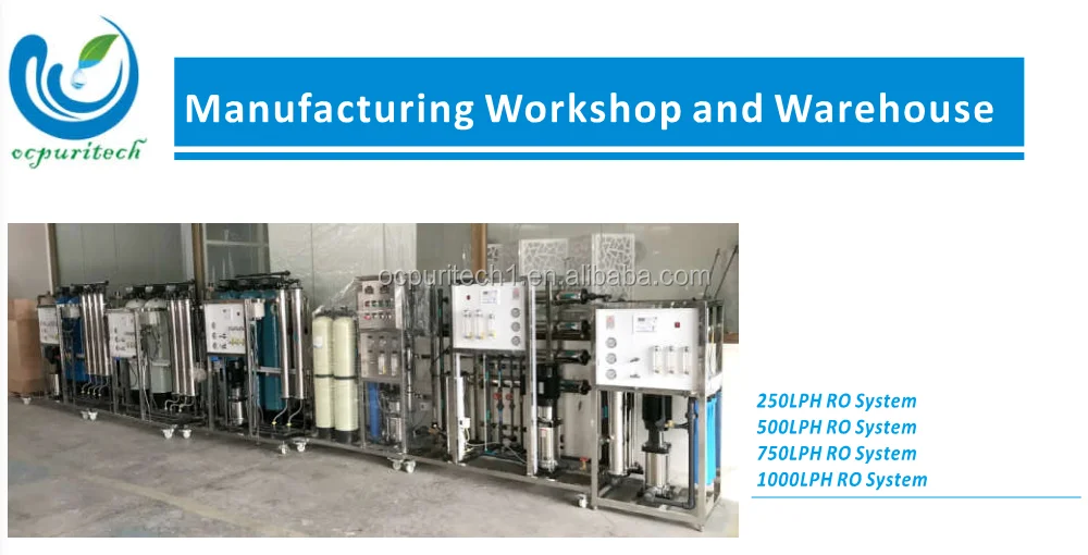 Automatic control 1T/H Industrial Reverse Osmosis Water Machine in Guangzhou