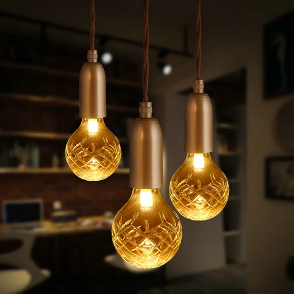 Подвес Crystall e27 Lamp Modern Pendant Lights Dini