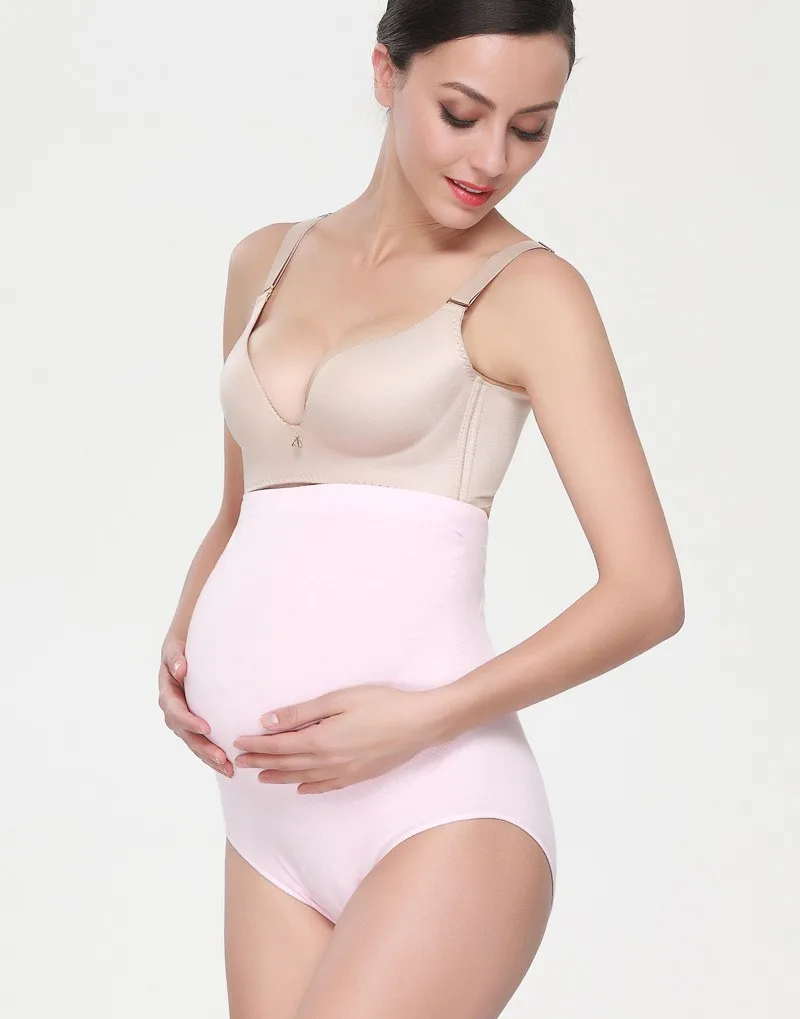 Good Quality Seamless Bamboo Maternity Panties Support Abdomen Breathable Underpants Pregnancy