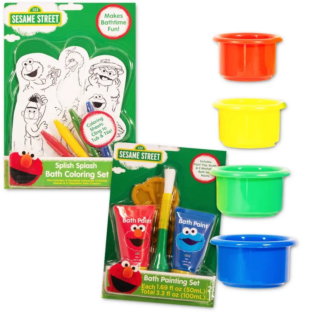 elmo bath toys