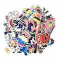200PCS Stickers Mix Style funny adult Cartoon Decal Fridge Doodle Snowboard Luggage Decor Brand Car Bike