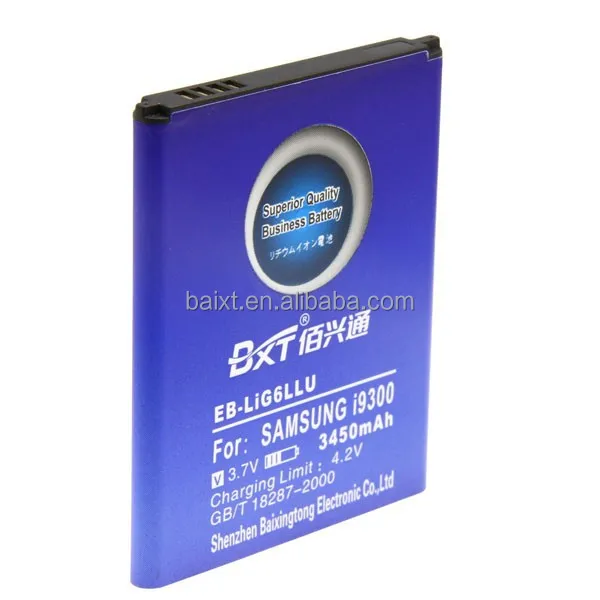 Original Quality Mobile Battery gb t18287-2000 battery for Samsung Galaxy S3 Battery