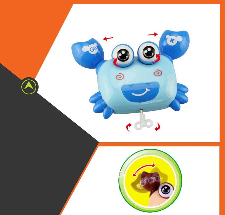 Wholesale Baby Interesting Crab Wind Up Toy Parts From China Direct