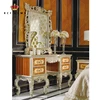classic design bedroom furniture make up dresser royal luxury style carved soild wood dressing table
