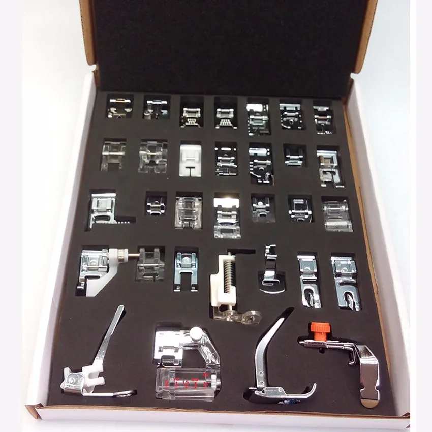 42 Pcs(32 Presser Foot)knitting Needle Sewing Machine Braiding Blind