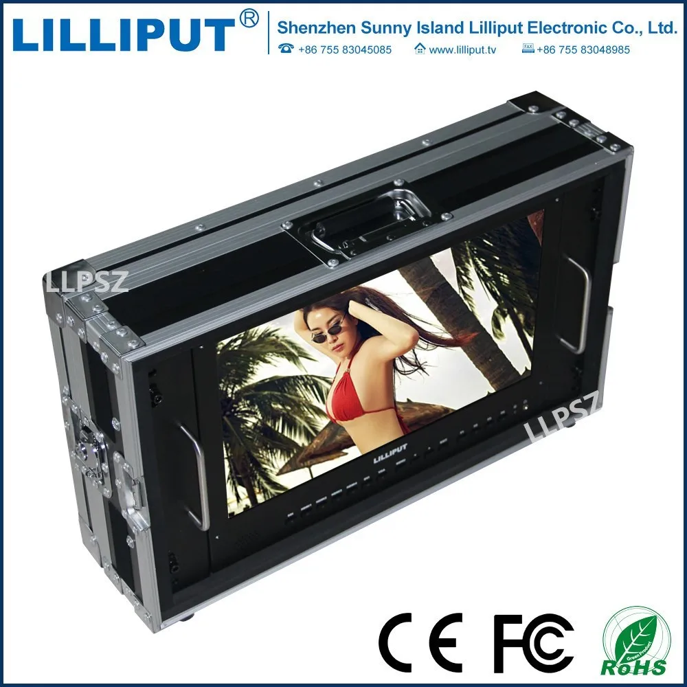 Lilliput 15.6" 4k Broadcast Director Monitor 6U Rack Mount SDI Monitor BM150-4K