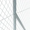 galvanized end angle iron post with chain link fence