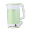 Green Plastic PP Body Electric Kettle 1.8L 360 degree rotational base
