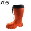 Windproof Rope Warm Lining EVA Waterproof Fur Snow Winter Shoes Boots Warm Hunting Fishing Boots
