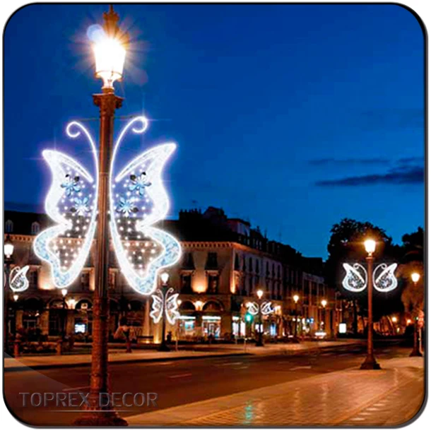 Hot sale decorative street lighting pole led holiday light
