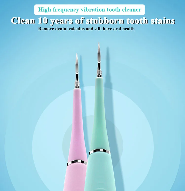 2020 High Frequency Vibration Tooth Stain Remove Electric Dental