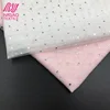 China factory polka dot pattern gold and silver fabric 100 polyester mesh fabric for tutu dress
