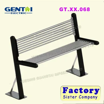 Casting Aluminum Outdoor Patio Park Path Bench 2 Seater Chair