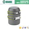 Outdoor Camping Stove + Camping Pot Backpacking Cookware 2 Pieces Set Picnic Cookware Cooking Tool Set