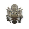 China manufacturers Custom made metal american USA eagle flag brooch shield shaped army military navy badge pins