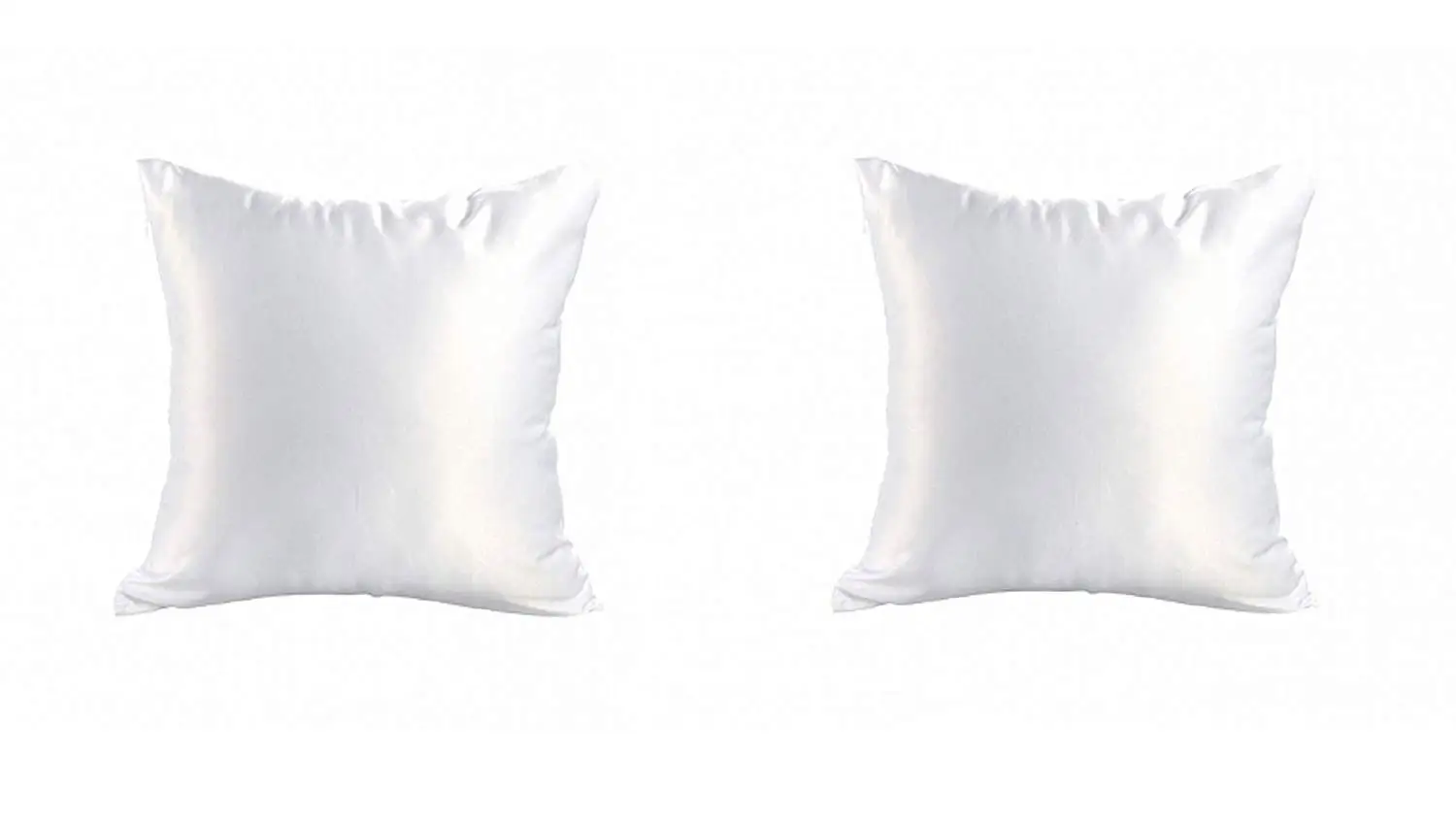 white satin pillow