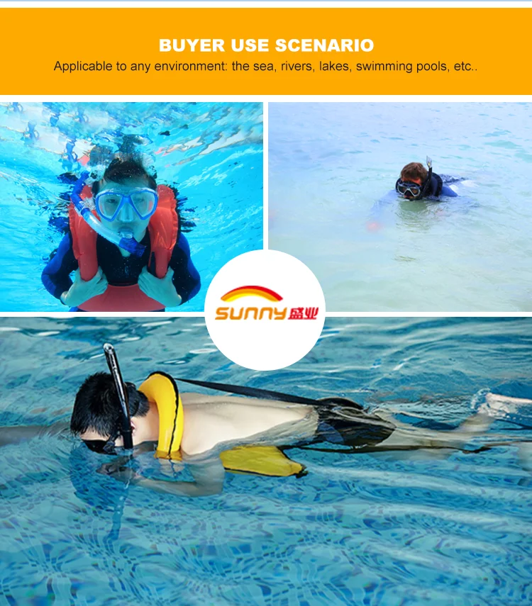 Light Weight Polyester Outdoor Adults Kids unisex swim LIFE inflatable snorkel vest