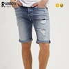 Hot Sale Men Denim Wholesale Ripped Shorts for Boys