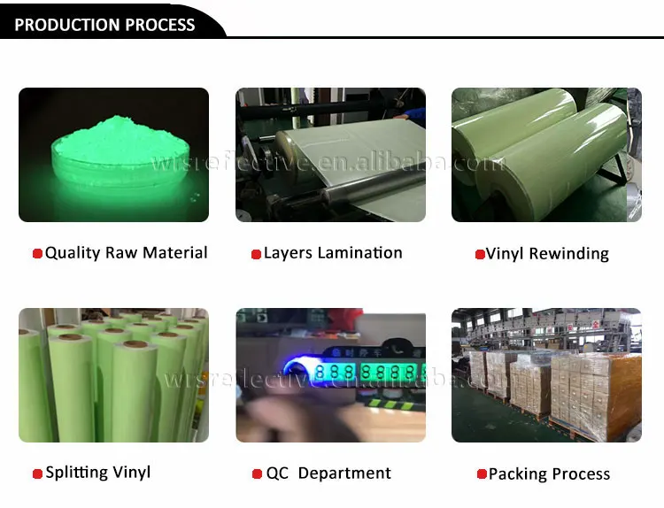 Removable Night Glow In The Dark Safety Luminous Light Sticker Paper