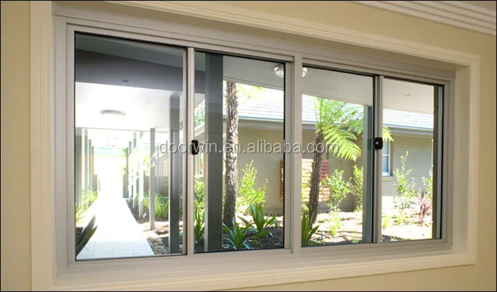 Aluminium 3 trek vertikal  sliding window Jendela  ID produk 