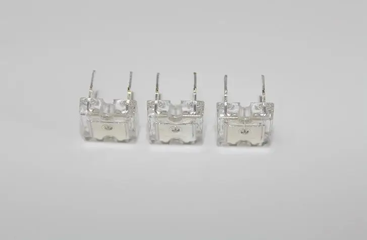 White Super flux LED lighting diodes 4pins flat top 5mm piranha led super flux