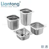 Hotel Buffet 1/6 Gn Pan 65 100 150 200mm Stainless Steel Small Ice Cream Pan Gastronorm GN Pan