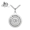 Family Friend Grandma Necklace stainless waterproof chains Blessed love