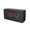 Zogifts Hot Selling Wooden LED Smart Modern Digital Electronic Table Alarm Clock