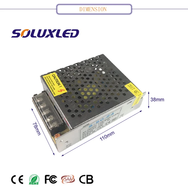 Constant Voltage 24V 2A Switching Power Supply 50W