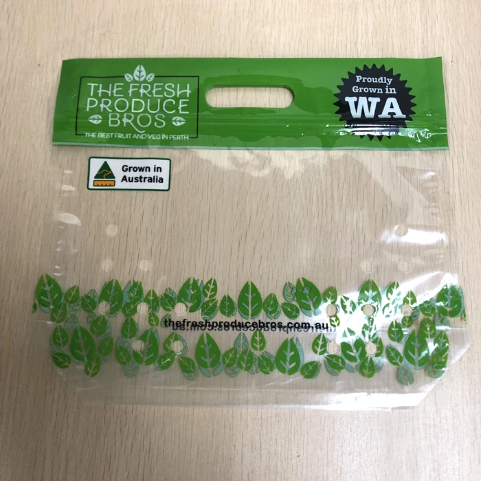 Pet/cpp Fresh Fruit Vegetables Packaging Plastic Bag/bopp/cpp Laminated