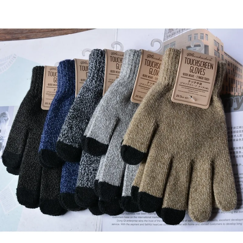 
Wefans Gloves factory direct winter thick non-slip warm touch screen gloves adult 2019 explosion models wholesale gloves 