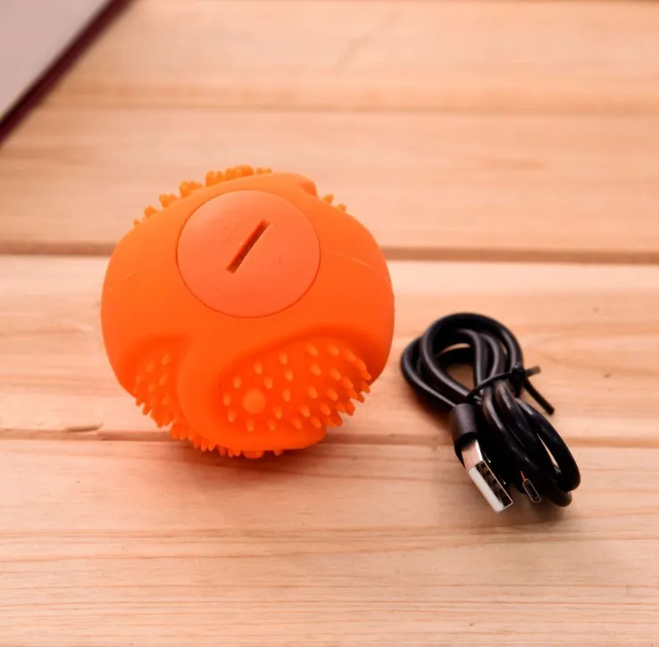 Interactive Blinking Led Light Up Dog Ball Toys Usb Glowing Pet