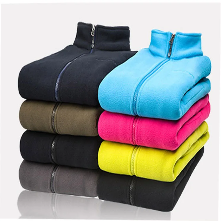 
Men Women Full-zip Soft Polar Fleece Jacket Coat Top Windbreaker For Spring Autumn Winter Outdoor Classic Fit Hiking Camp 