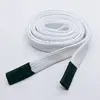 1.7cm flat polyester drawstring cord with silicone dipping end