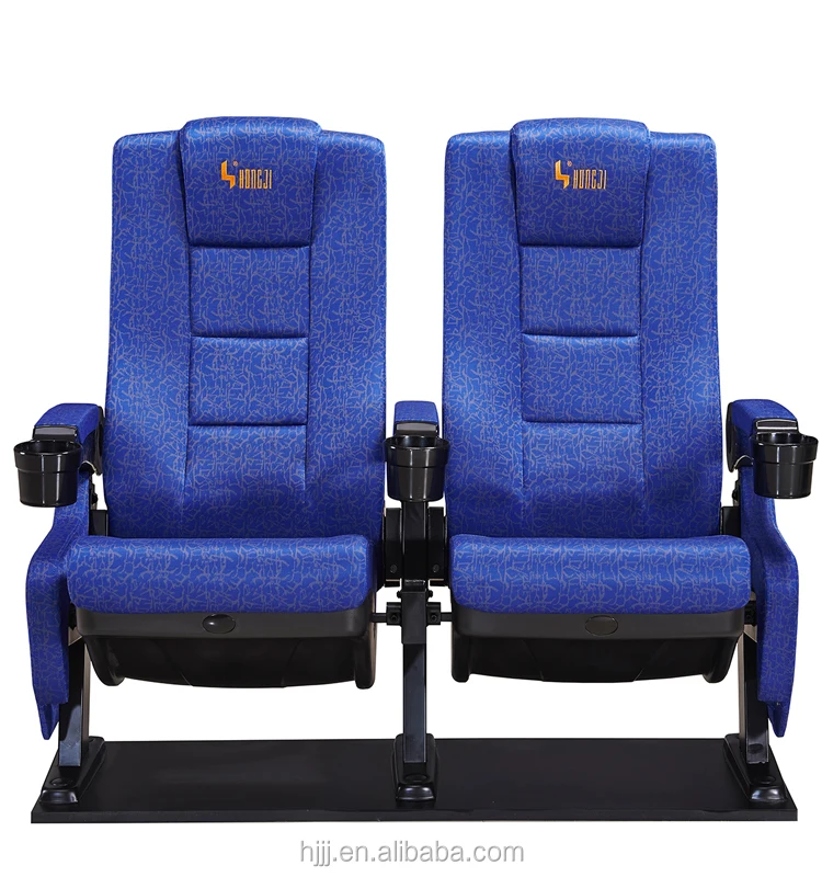 Cheap Slide Seat And Back Cinema Seat Movie Theater Furniture With Cup