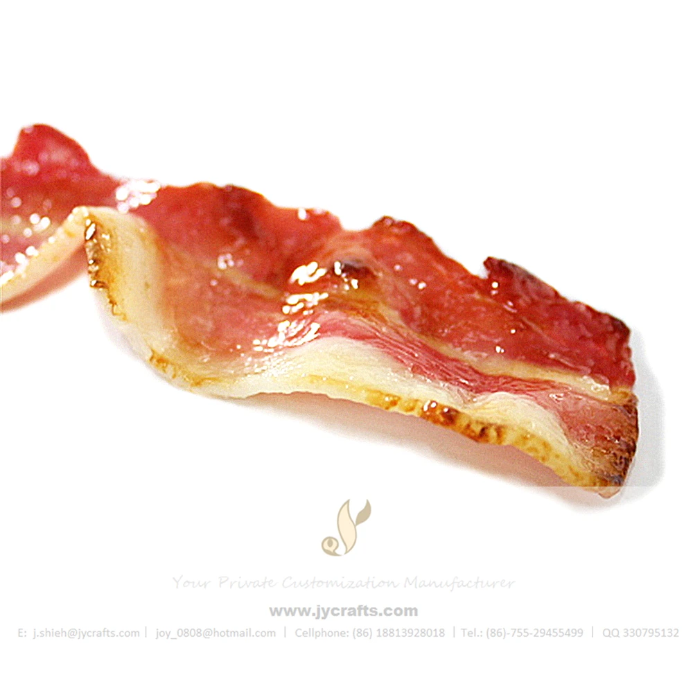 Nonedible Fake Bacon Store Display Photography Props Kids Play Food