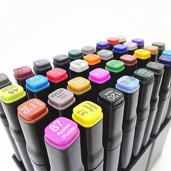 SPREEY 128 Colors Artist Alcohol Markers Dual Tip Art Markers Twin