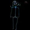 LED Figure Stickman Costume LED Suit with Face