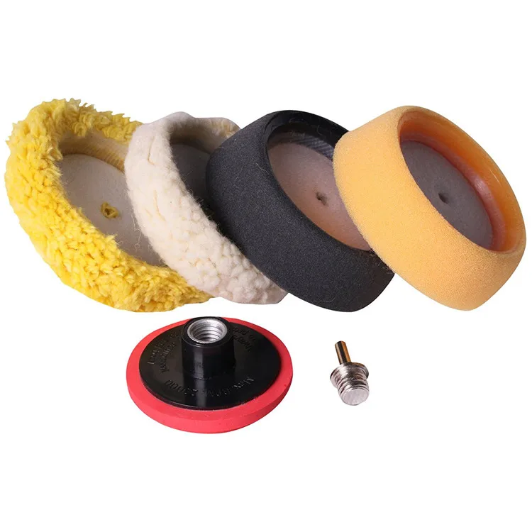 Wool And Foam Buffing Pads 3inch Mini Buffing And Polishing Pad Kits