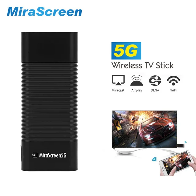 5g wifi display tv stick airplay dlna android miracast receiver