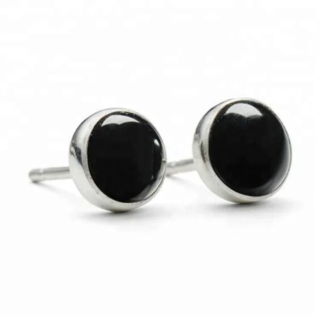 Серьги пусеты с ониксом. Пусеты с ониксом. Пуссеты с черным ониксом. Пусеты с черным камнем. Пусеты с черным камнем.