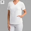 Half zipper cheap hospital uniform medical scrub wholesale