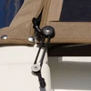 Vehicles cover button dies canvas button cover plastic clip cover button with nylon rope