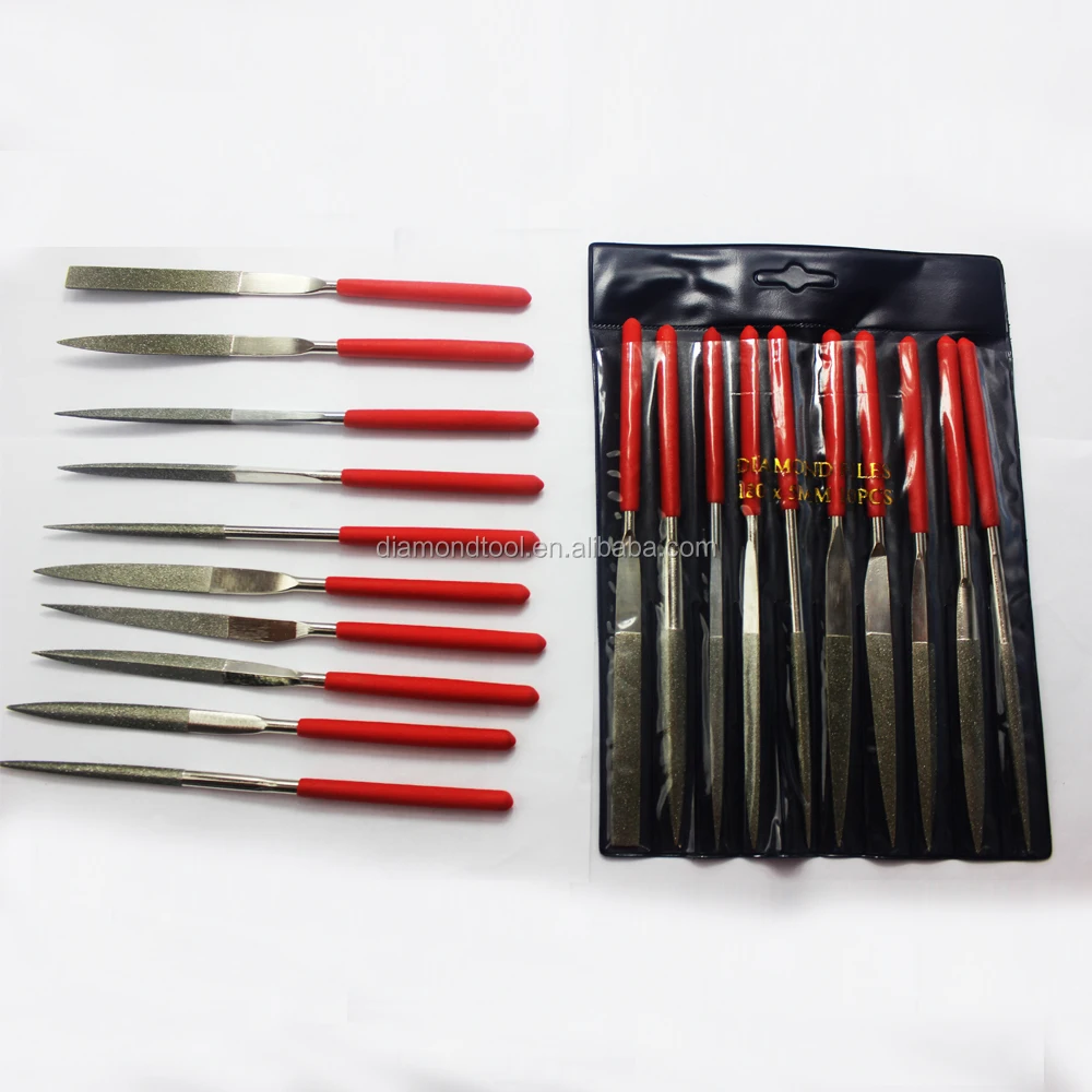 Types Of Hand Files Use Grinding Diamond Fileflat,Round,Triangle,Square